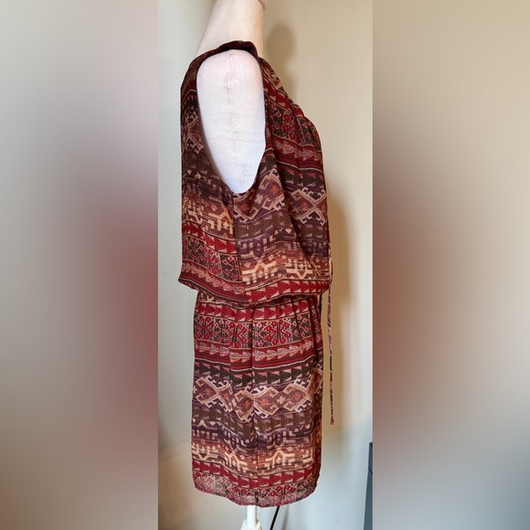 BCBGeneration-Red Sleeveless Romper for Casual Resort Wear-Size M - Picture 4 of 7